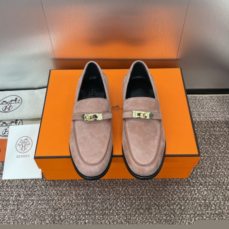 H**mes leather shoes